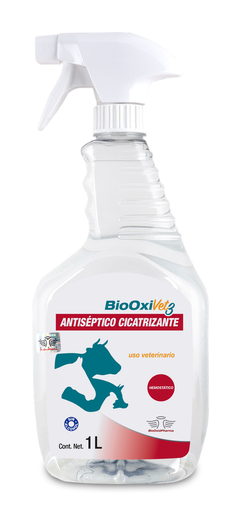 BIOOXIVET 3 ® ANTISÉPTICO  CICATRIZANTE 1L. (copia)