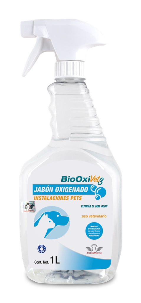 BIOOXIVET 3 ® JABÓN OXIGENADO PARA INSTALACIONES PETS 1 L