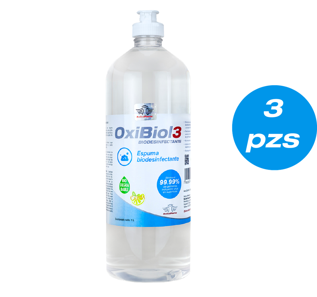 OxiBiol 3 ® Shampoo Biodesinfectante (copia)