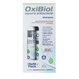 [BPT70216] SET OXIBIOL 3 ® ESPUMA BIODESINFECTANTE REFILL 1 L + 240 ML